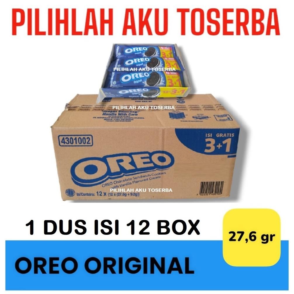 

PJ Biskuit Oreo Krim Vanilla 12 x 27 Gr ( HARGA PER BOX )