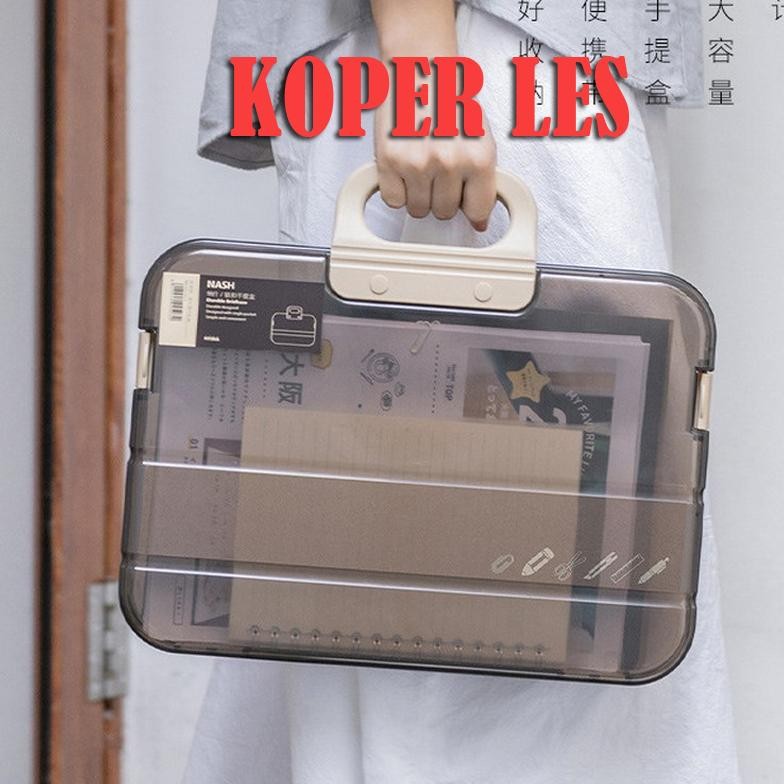 

Tas Kotak File Plastik Penyimpanan Organizer Dokumen A4 ATK05