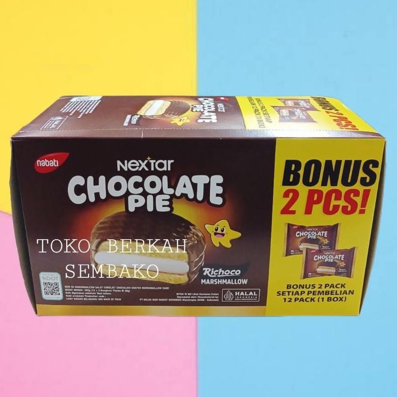 

PJ NEXTAR Chocolate Pie Richoco Marshmallow -1 BOX