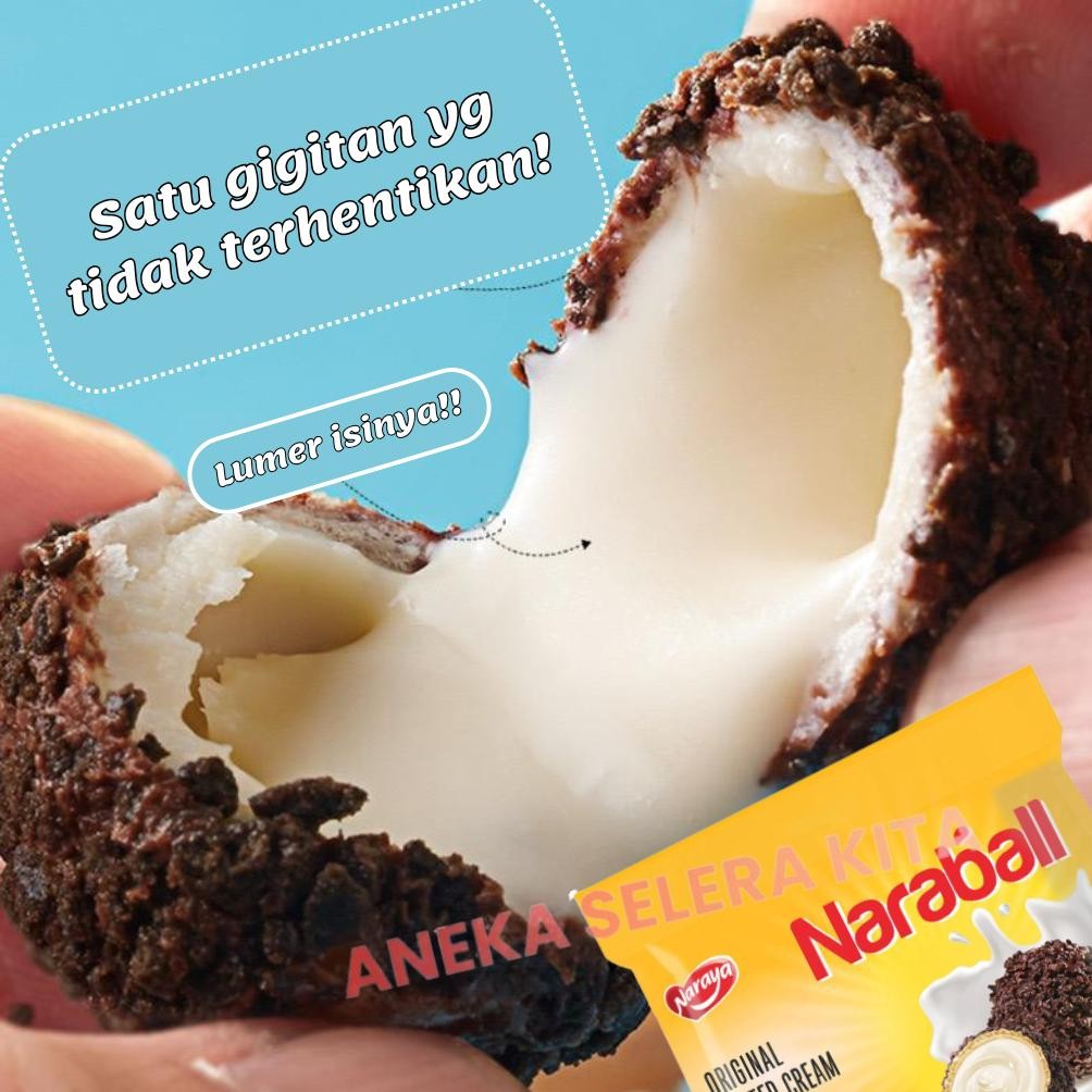 

PJ Naraya Naraball Wafer Melted Cream Rasa Original, Chocolate, Strawberry & Pandan Halal 300gr