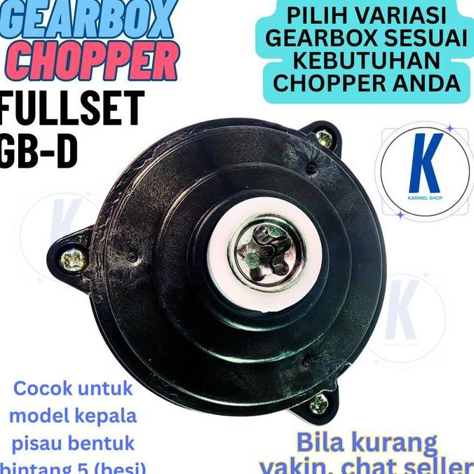 (Expert) sparepart Gear box Mesin Chopper Blender Chopper Kapsul Quatre 700 ml - 5 Liter