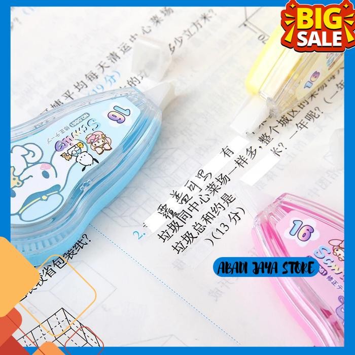 

TIP-EX TIPE X PITA PENGHAPUS LEM KOREKSI TINTA ROLL PENA ROLL 8 METER CORRECTION ALAT TULIS PULPEN PEN PERMANEN TAPE 8 METER X 5MM SEKOLAH STATIONARY SCHOOL SUPPLIES KTER KARTUN 9269 FREE ONGKIR