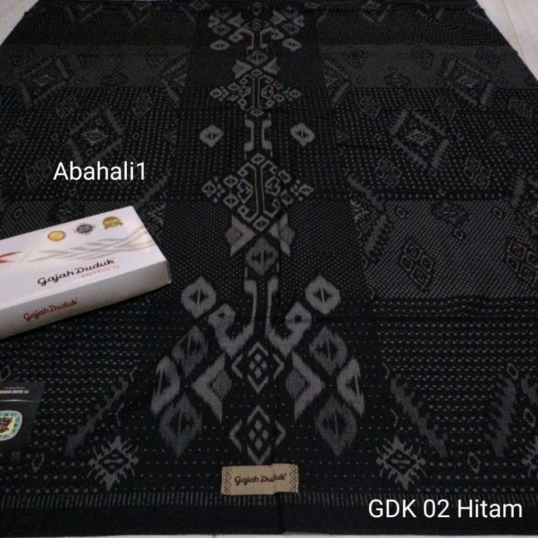 Gajah Duduk Kembang Original Sarung Tenun Dewasa Pria Sarung Gajah Duduk Kembang