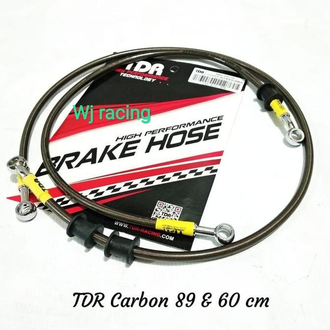 . Selang Rem Carbon TDR CB150R Set Depan Belakang