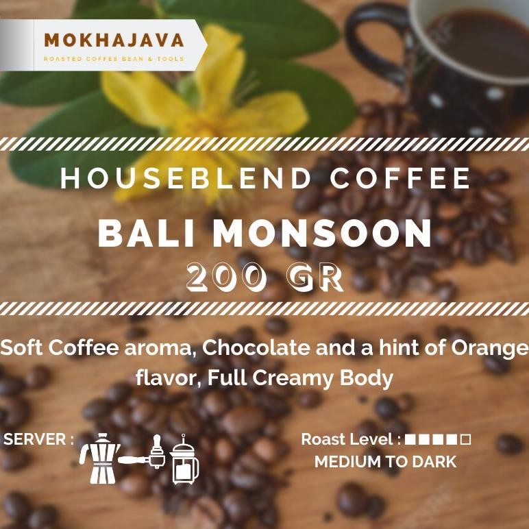 

Paling dicari Bali Monsoon 200gr Houseblend Arabica Robusta Coffee Bean 200 gr Biji Kopi Arabika Blend