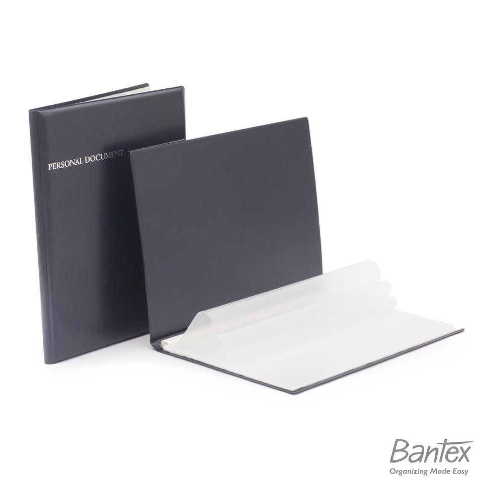

Bantex Premium Clear Holder / Display Book / Personal Document Keeper / Map File Dokumen Hard Cover Kulit Leather 20 Pocket Blue 3153 01