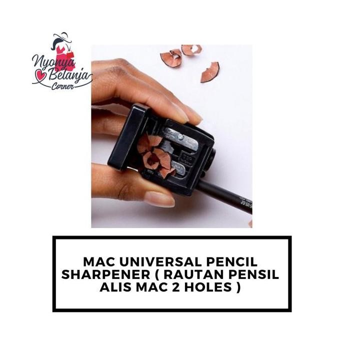 

MAC UNIVERSAL PENCIL SHARPENER ( RAUTAN PENSIL ALIS MAC 2 HOLES ) htsa