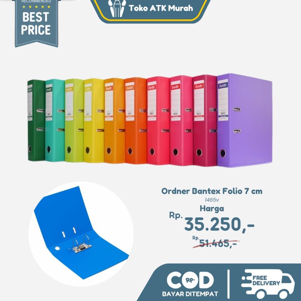 

Bantex Lever Arch File Ordner Folio 7cm Plastic #1465V