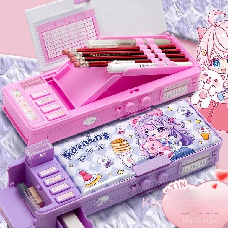 

Special Kotak Alat Tulis Gadis Kotak Pensil Kata Sandi Multi-Fungsi Wanita Yang Cocok Untuk Siswa Kelas 1-3 Tk Qw-7
