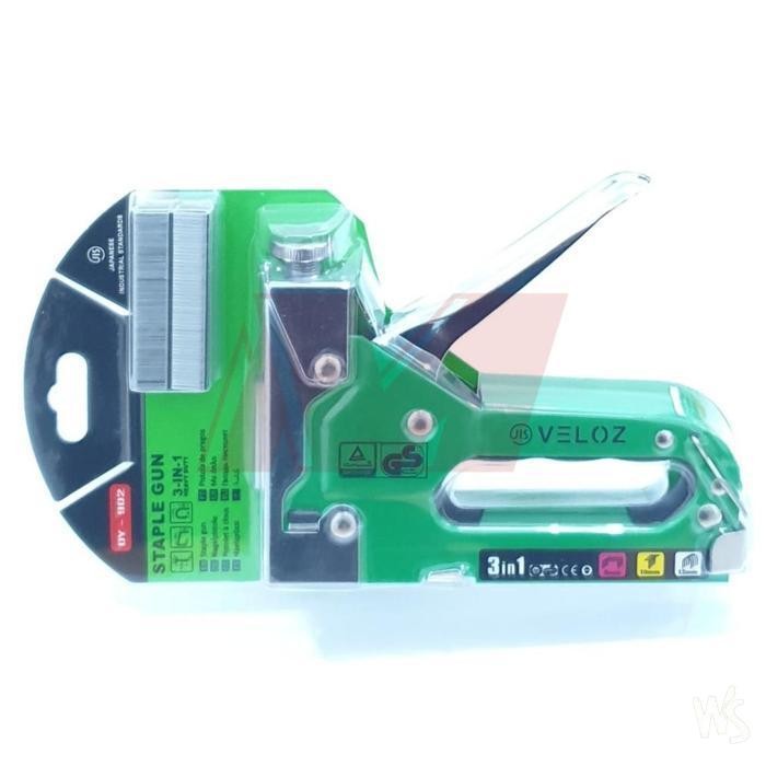 

Promo Veloz Heavy Duty Staple Gun 3 In 1 Bisa 3 Jenis Staples / Alat TembakStapler3In1