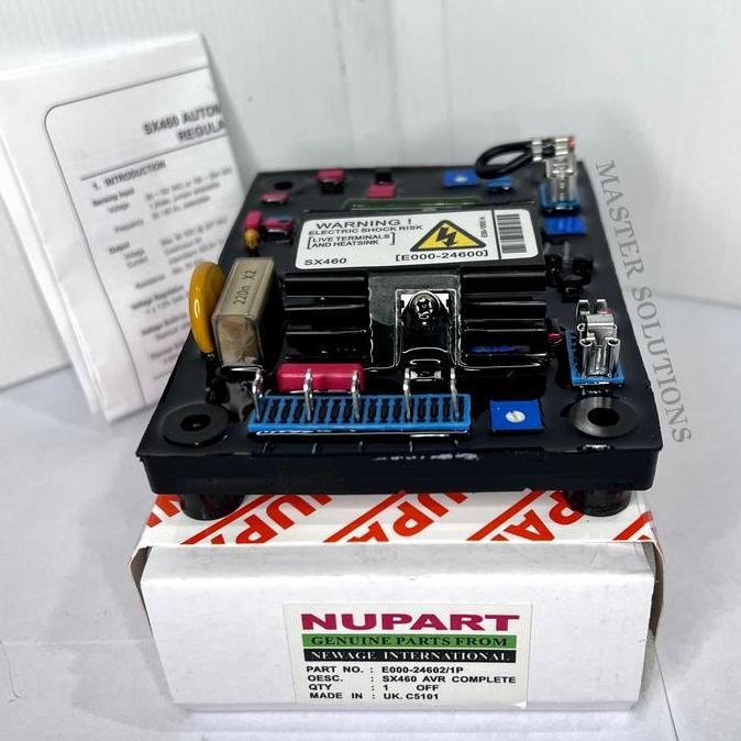 Avr Sx460 / Avr Sx 460 Red Np Logo / Avr Genset Sx460