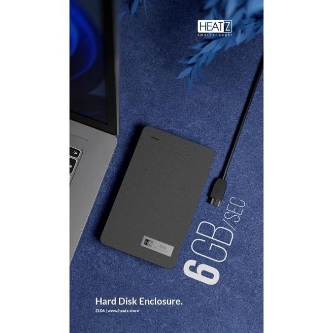 HEATZ Casing HDD&SSD ZL06 High ENCLOSURE CASE hardisk eksternal hard drive external disk case3.0 HEA