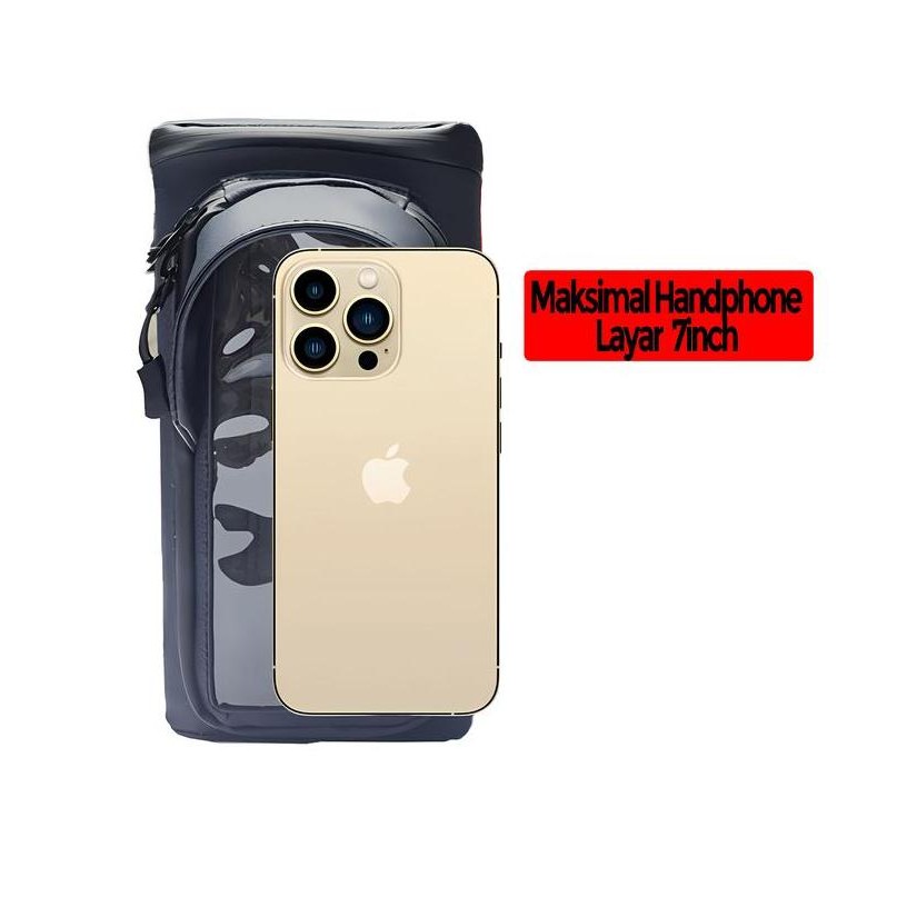 Tas Hp Motor Waterproof  Tas Box Hp Gps Selempang Slingbag Motor Waterproof - Shockers