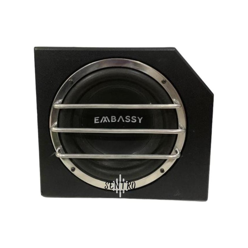 Murah Subwoofer Basstube Kotak Aktif Dual 8 Inch Embassy 8 Inch Zeus