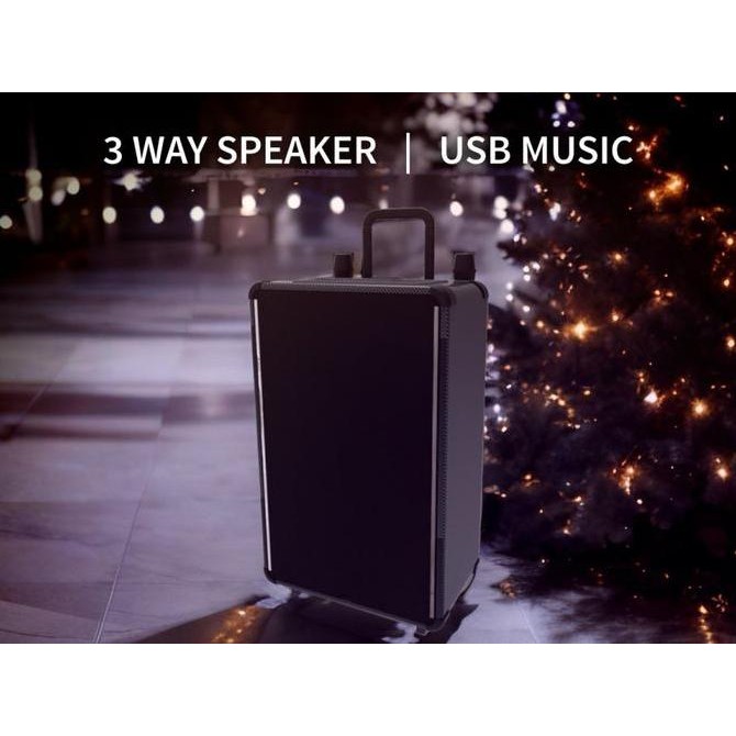 Grosir Sharp Cbox-Trb12Cbl Active Speaker Trolley 12 Inch Cbox-Trb12Cbl Battery