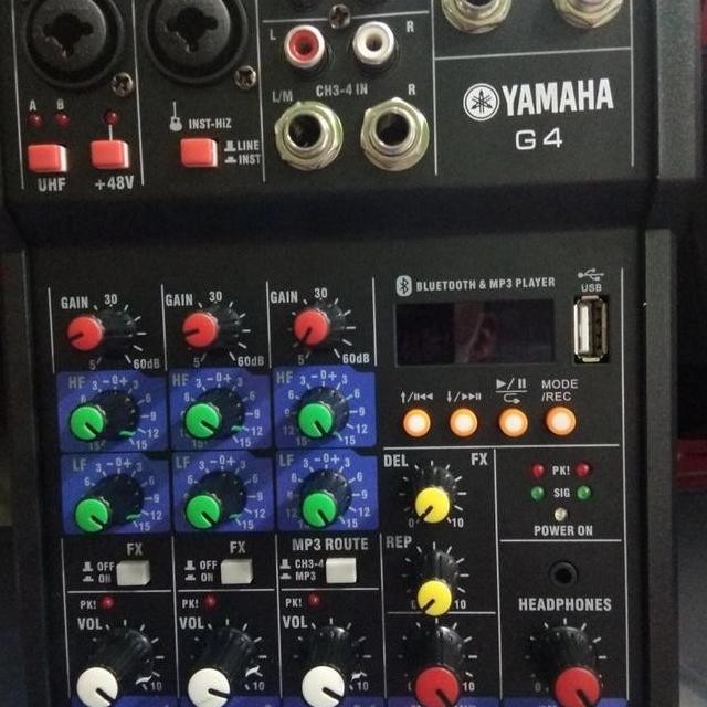 MIXER MIC AUDIO YAMAHA G4 FREE 2 MIC WIRELESS