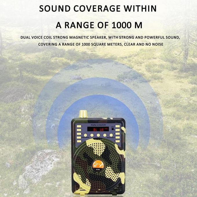 Sale Bird Caller/Speaker Buruan Bluetooth/Pemanggil Buruan 48W Di Lengkapi Mic Fokus Pada Pemandu Pe