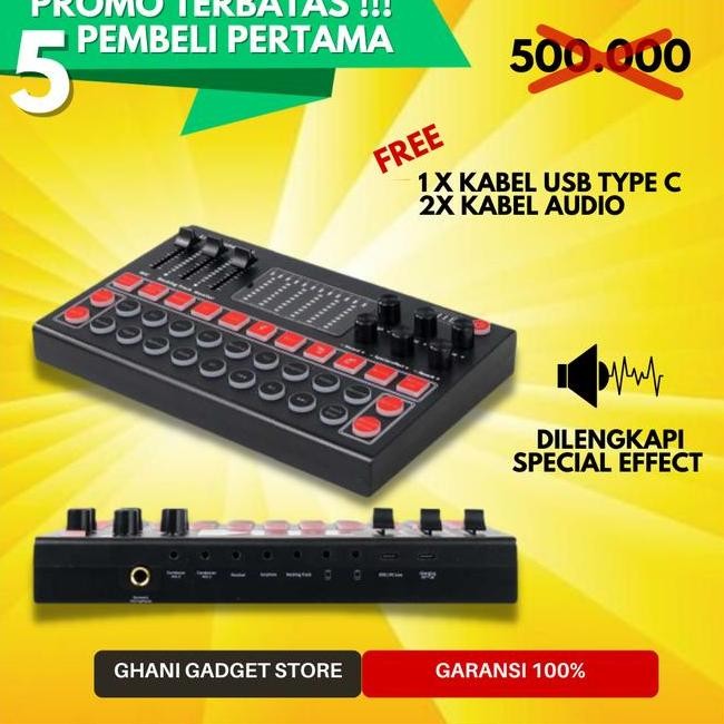 MIXER AUDIO SOUND CARD MIXSER LIVE RECORDING MIKSER SOUNDARD KARAOKE