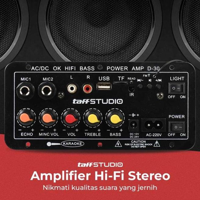 AMPLI AMPLIFIER PAPAN AUDIO? BLUETOOTH SUBWOOFER UNIVERSAL DC 12-24V 1224 MIXER 2 CENEL MINI UNTUK P