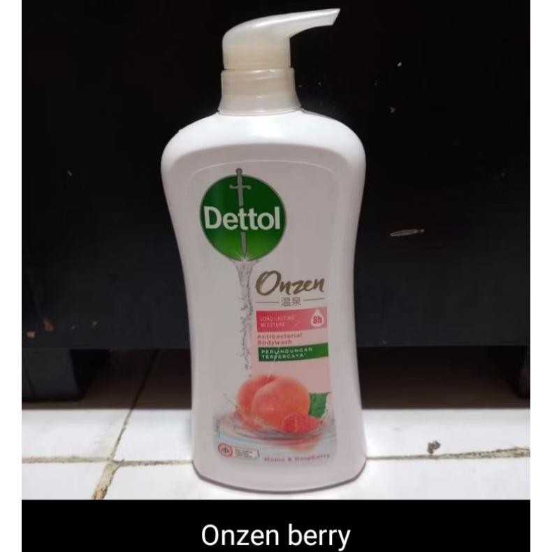 Dettol Body Wash Onzen Berry  Botol  Pump 950 Ml New