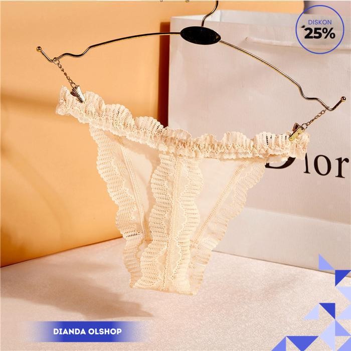 CELANA DALAM WANITA LACE CD TRANSPARAN SEXY G STRING C225 BEST SELLER