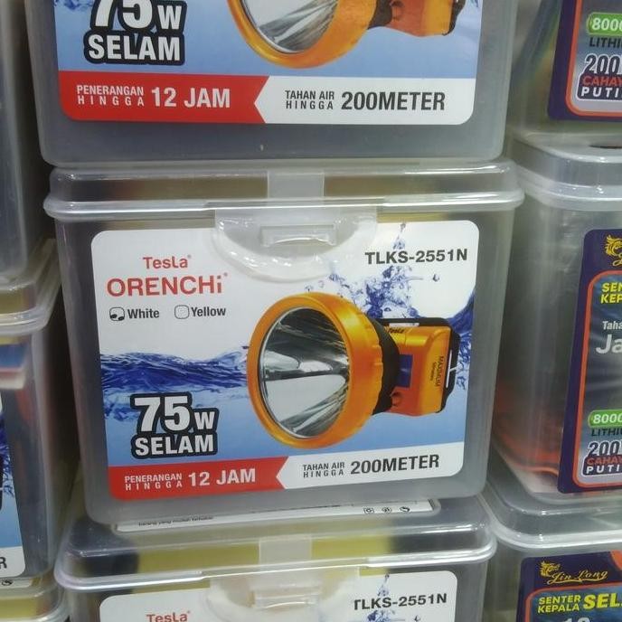 Senter Kepala Selam Tesla 10 Watt