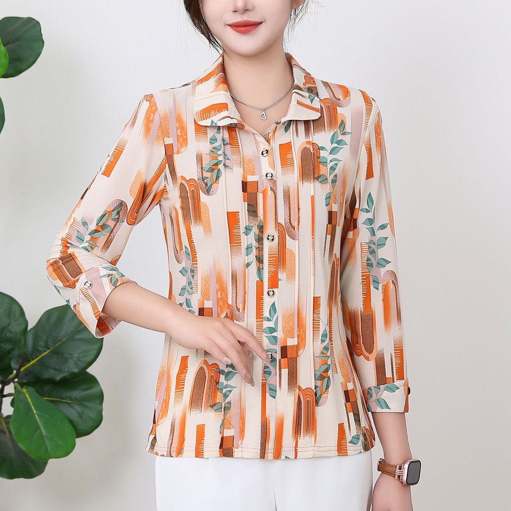 Kemeja Longgar Modis Wanita, Baju Longgar Musim Panas