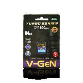Sd Card Vgen Turbo Series 64Gb Sdxc Turbo 64Gb V-Gen New Stok