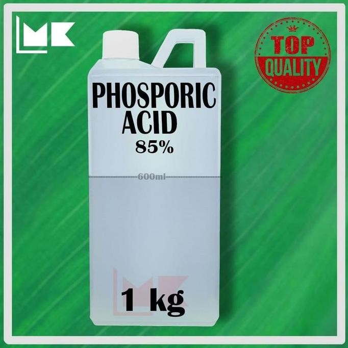 

fresh PHOSPHORIC ACID 85% FOOD GRADE -H3PO4 - 1kg Sayur murah