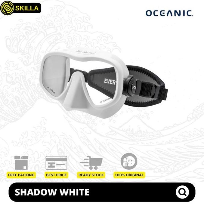 Oceanic Shadow Single Lens Frameless Diving Mask Dive Masker