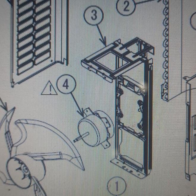Fan Motor Outdoor Ac Panasonic Pu5/7/9Xkj