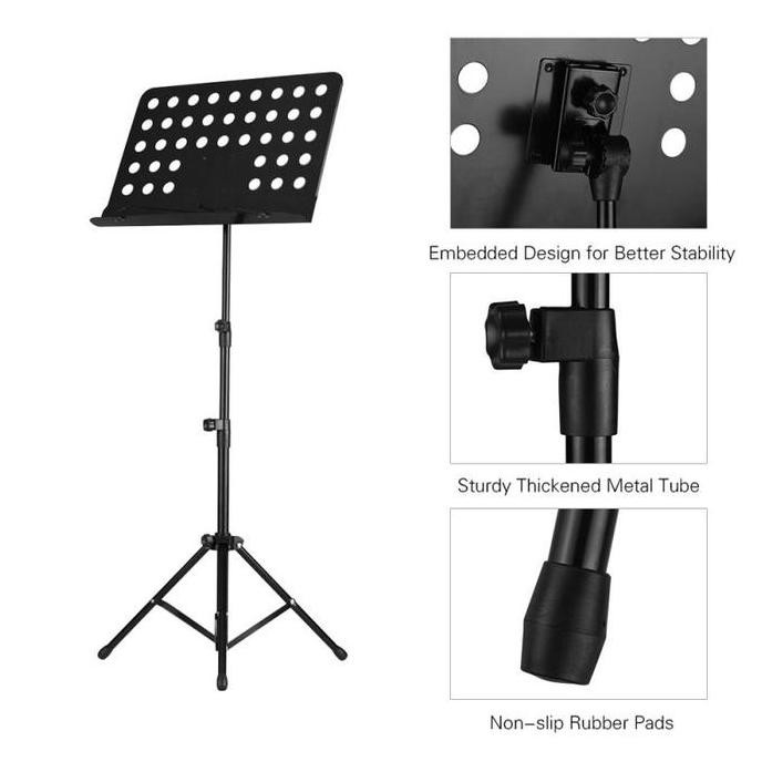 ready Stand Partitur Stand Book Musik Stand Holder Buku Untuk Buku Musik