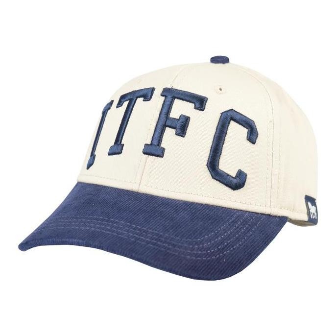 IPSWICH TOWN FC Adult White Cord Cap. Topi Unisex