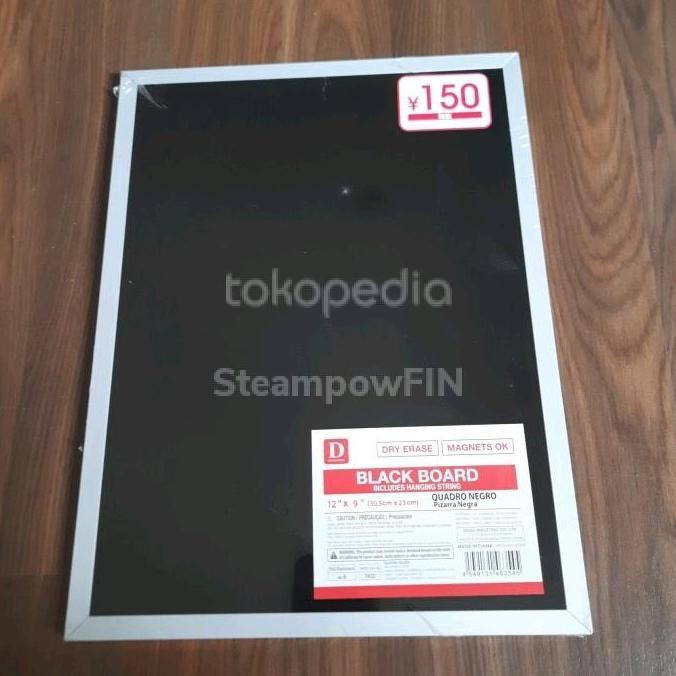

NEW Magnetic Black Board Blackboard Papan Tulis Hitam Magnet