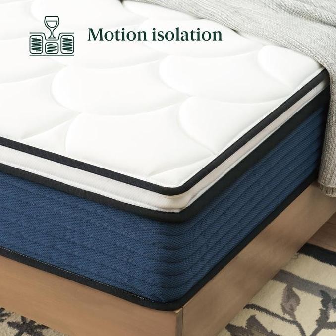 Kasur Spring Bed Zinus Plush Top Extra Comfort Furniture