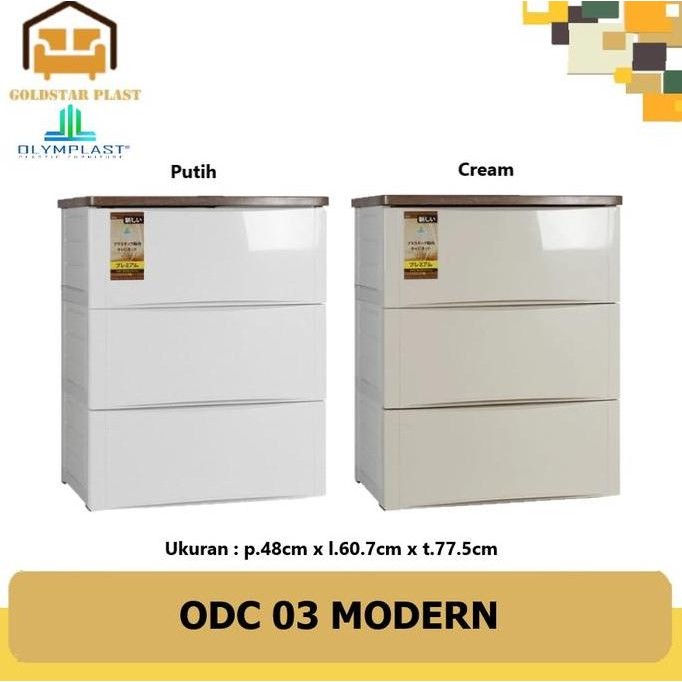 

Terlaris Olymplast Drawer Cabinet 3 Susun / Laci - Laci Olymplast / Odc 03 Modern