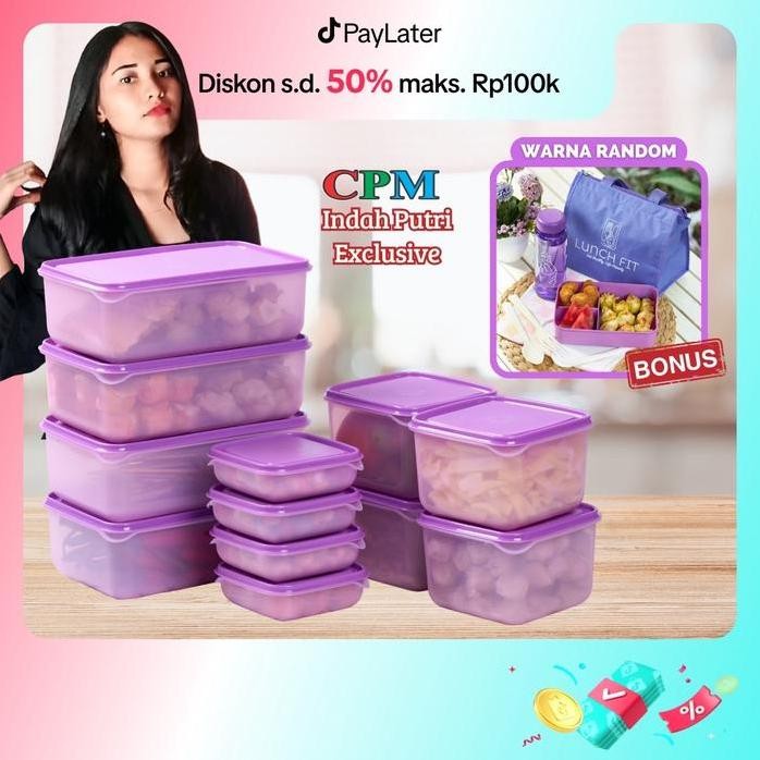 

Terlaris Cpm Paket Food Storage Dapur Smart Mom 12 In 1 Plastik