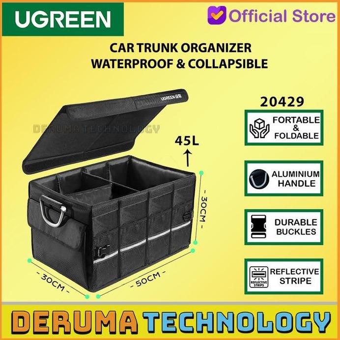 

Terlaris Ugreen Car Storage Box Tempat Kotak Trunk Penyimpanan Organizer Mobil