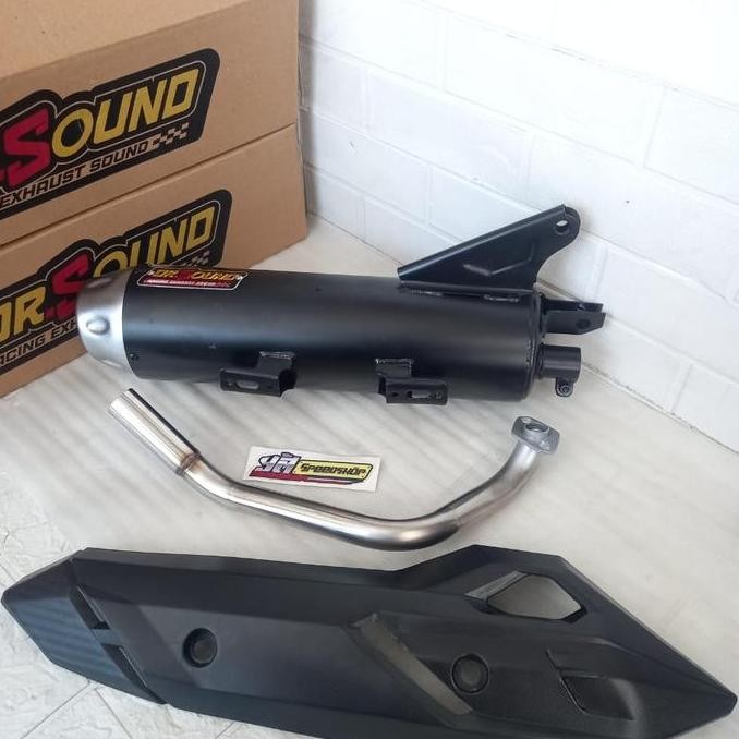 Knalpot dr sound gen1 beat tabung vario pnp beat karbu fi esp scoopy