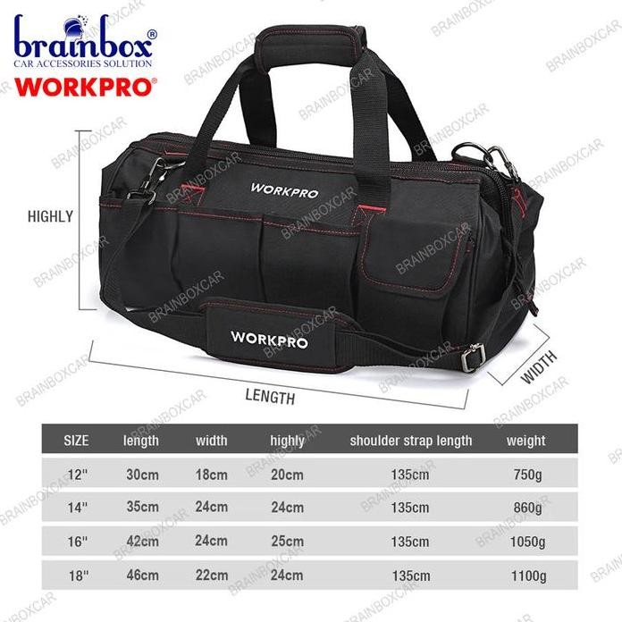 

Terlaris Workpro Organizer Kota Tas Peralatan Perkakas