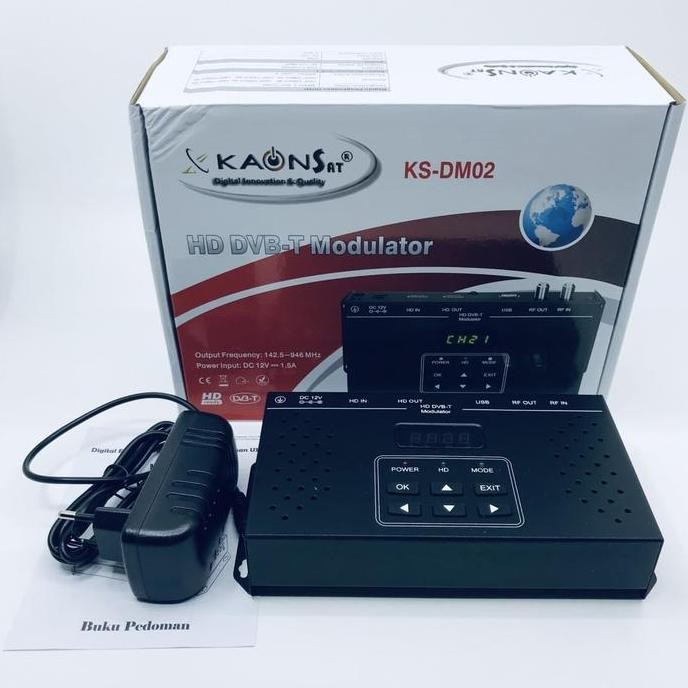NEW Kaonsat KS - DM02 HD DVB-T Modulator, Digital Modulator, HDMI Modulato