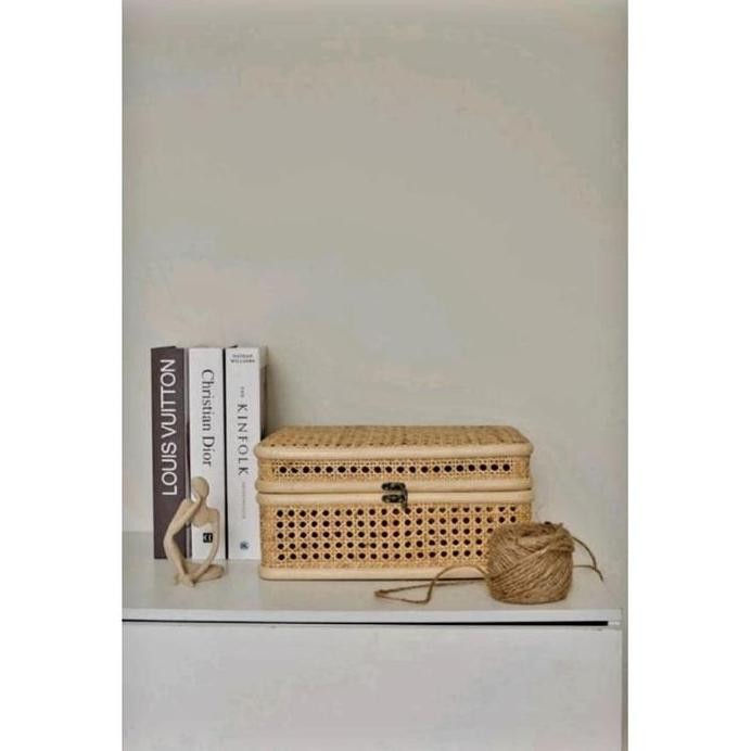 

Terlaris Box Rotan / Box Rotan Premium / Rattan Box Storage Aesthetic