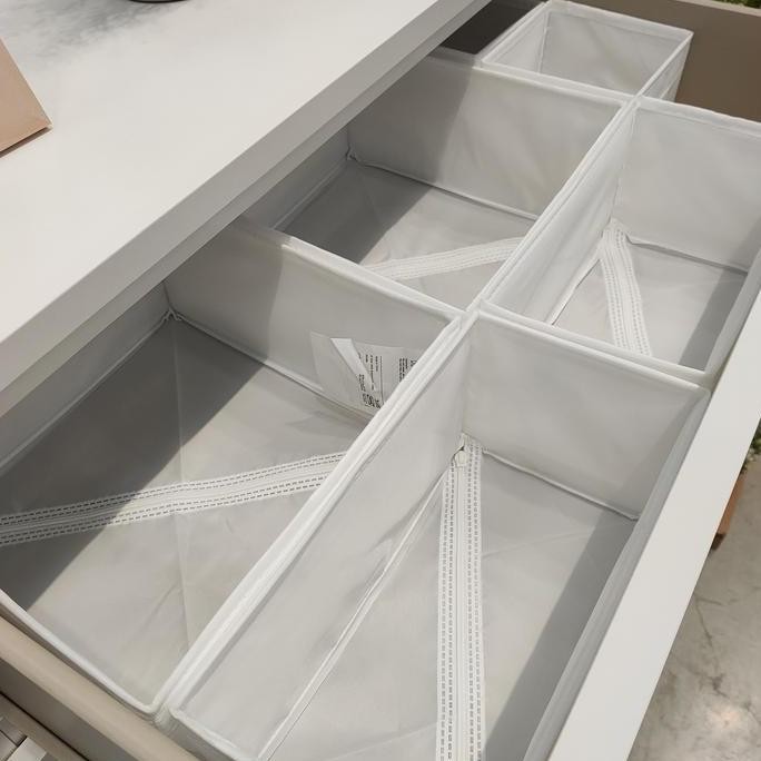 

Terlaris Skub* Storage Box Organizer Lemari Pakaian Kotak Set Isi 6 Sekat Laci