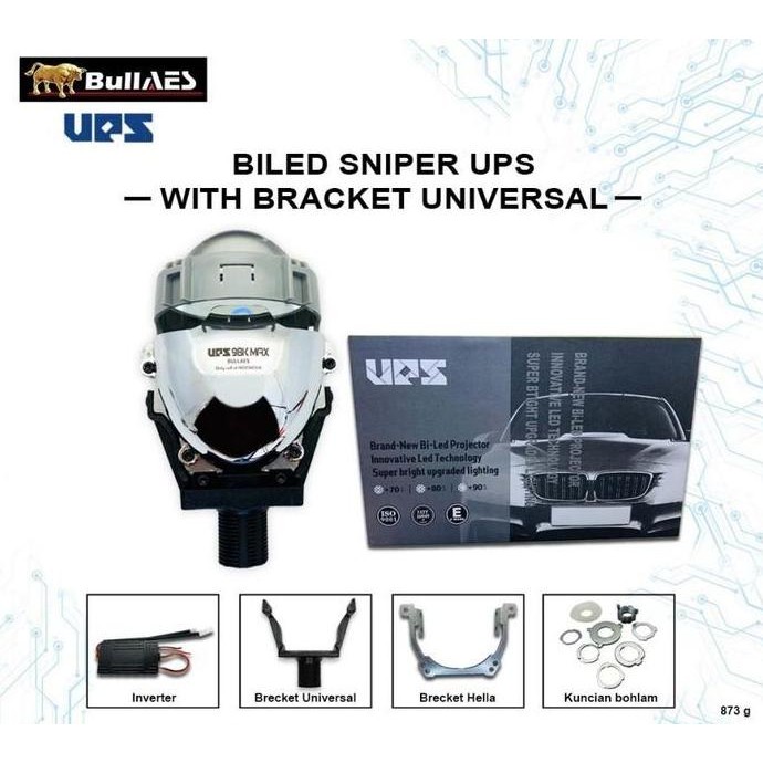 Projector Biled Sniper MAX Projie Merk UPS ORINAL