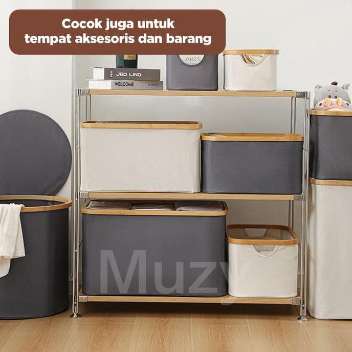 

Terlaris Megam Storage Box Lipat Serbaguna Penyimpanan Pakaian / Boneka / Barang Praktis Model Terbaru Hsb306