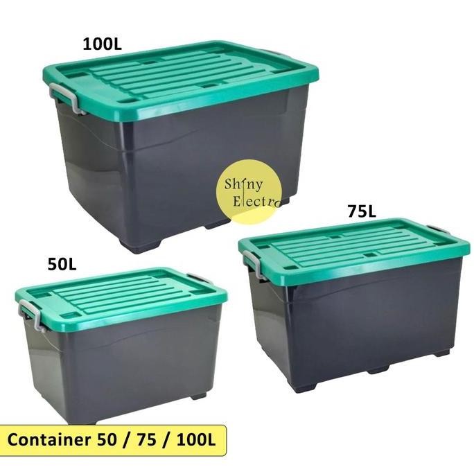

Terlaris Container Green Leaf ( 50 L / 75 Ltr / 100 Liter ) Tempat Penyimpanan