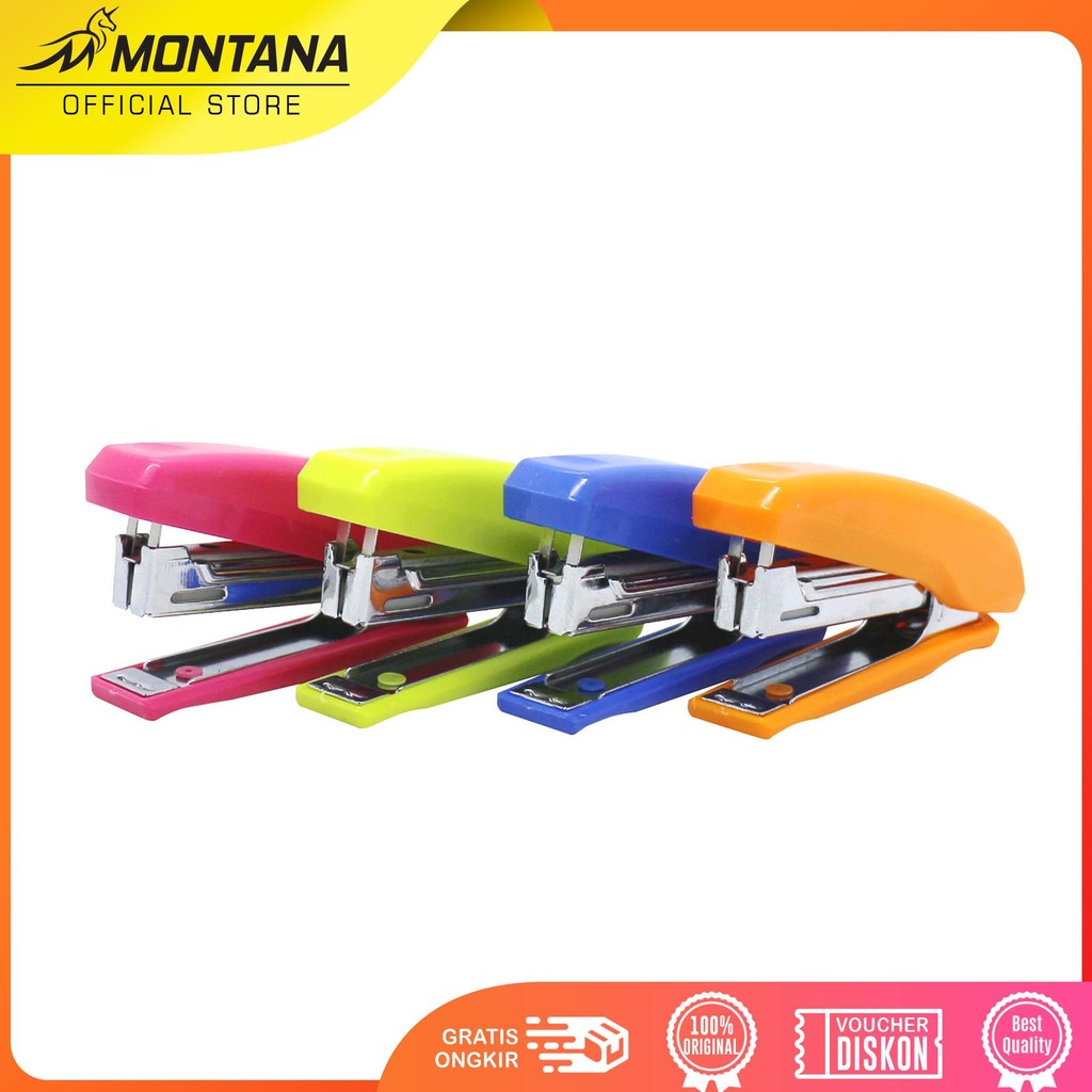 

MONTANA STAPLER JEPRETAN STAPLES JEGREKAN HEKTER RINGAN DAN KUAT HD-10