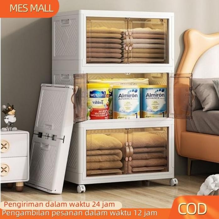 

Terlaris Cod 60%Diskon.Lemari Plastik Lipat Portable Lemari Pakaian Susun Portable Drawer Storage Cabinet Plastik Rak Buku Dekorasi Ruangan Tempat Penyimpanan Serbaguna