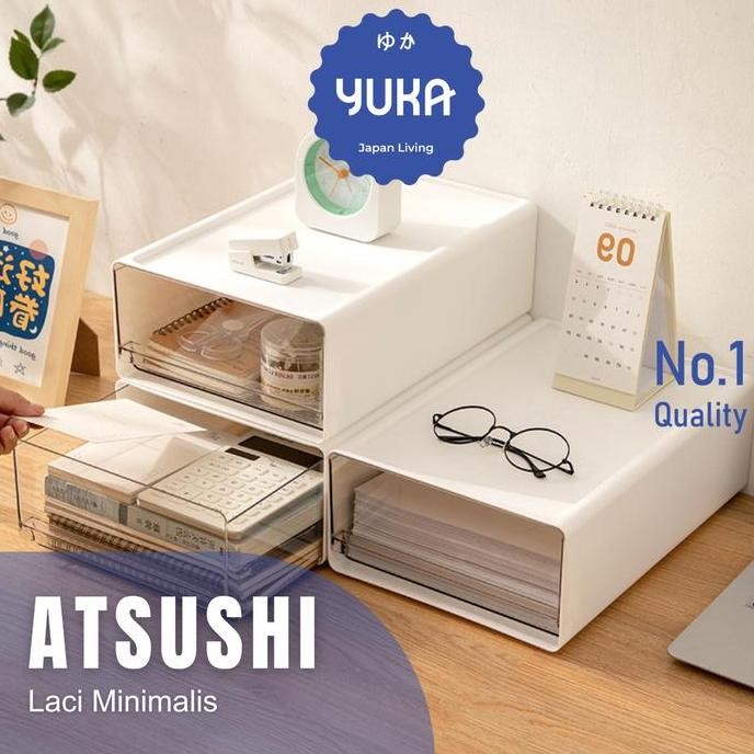 

Terlaris Yuka Laci Penyimpanan Desk Drawer Storage Box Stackable Kotak File