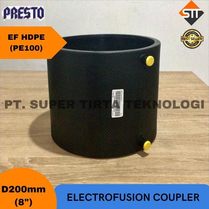Electro Fusion (Ef) Coupler Fittings Hdpe Sdr11 Pn16 Brand Presto Ready
